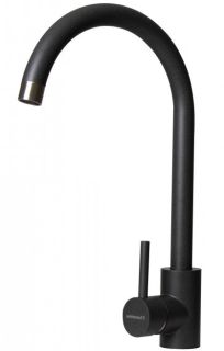 Смеситель для кухни Florentina Юна чёрный